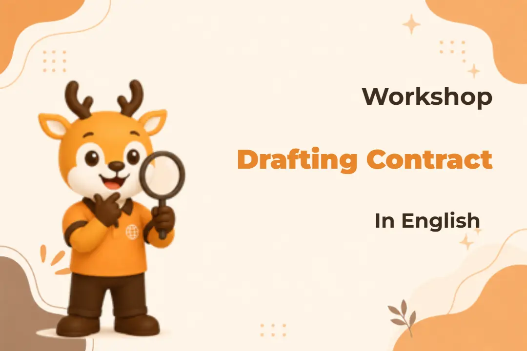 Banner kelas Drafting Contract English
