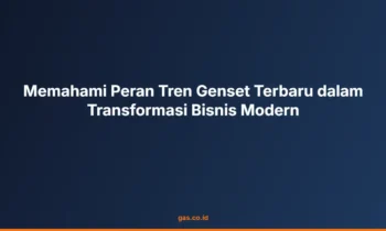 tren genset terbaru