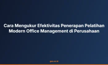 Ukur Efektivitas Pelatihan